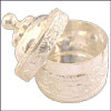 Silver Sindhoor Box - p02077 - Click here to View more details about this Product